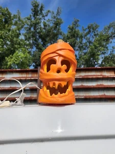 Treadmaster 1995 Momia Calabaza Halloween Iluminar Cabeza de Momia Jack o Linterna - Imagen 1 de 22