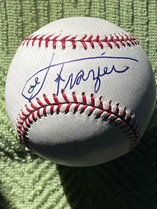 Joe Frazier Autografiado Single Firmado SS Hermosa Blancanieves Selig BB JSA Certificado de Autenticidad - Imagen 1 de 3