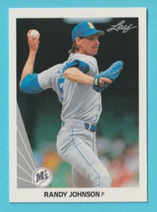 1990 Leaf Randy Johnson Seattle Mariners #483 ⚾ - Picture 1 of 2