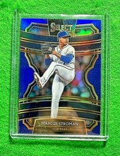 MARCUS STROMAN PRIZM BLUE CARD SP#/149 NEW YORK METS 2020 SELECT BASEBALL SP  