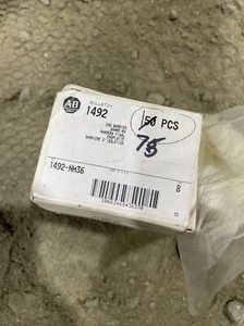 Allen Bradley Terminal Block End Barrier 1492-NM36 Pack Of 15 - Picture 1 of 2