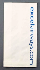 EXCEL AIRWAYS VINTAGE AIRLINE AIR SICK BARF MOTION WASTE - Bild 1 von 2