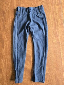 GIRLS 6 ZARA NAVY BLUE LEGGINGS - Picture 1 of 5