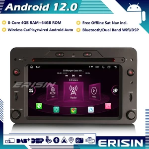 Autoradio 8-Core 64GB Android 14 GPS DVD Alfa Romeo Brera Spider 159 Sportwagon - Foto 1 di 23