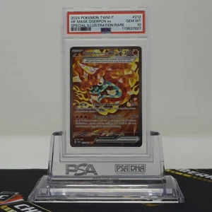 PSA 10 GEM MT Ogerpon Maschera Focolare ex #212/167 Crepuscolo Mascherato Ita - Picture 1 of 2