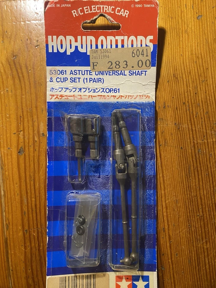 Tamiya 53061 Astute Universal Shaft & Cup Set (1 Pair) Hop Up Options Dyna Storm - Immagine 1 di 4