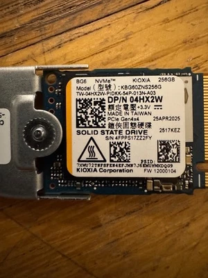 DELL Kioxia KBG50ZNS256G Hard Drive 256GB 2230 SSD