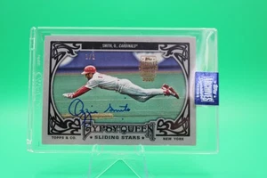 2013 Topps Gypsy Queen Sliding Stars autographed Ozzy Smith 1 of 1 (1/1) - Picture 1 of 7