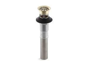 Kohler 7129-A-AF Bathroom Sink Grid Drain With Overflow Vibrant French Gold - Picture 1 of 1