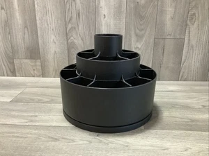 PAMPERED CHEF Utensil Tool Turn-About Carousel Lazy Susan - Black - Picture 1 of 6
