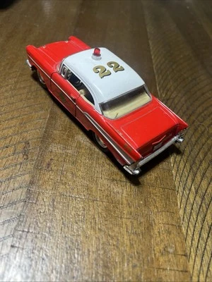 KINSMART🔥1957 CHEVROLET BEL AIR FIRE🔥CHIEF ROJO 1:40 Foto 1 de 4
