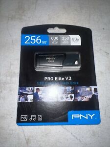 Pny P-FD256PROV2-GE 256gb Pro Elite V2 Usb 3.2 Ext Gen 2 Flash Drive *moq 20*