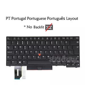 Português Teclado para Thinkpad L380/Yoga L390/Yoga R480 R490 P43s, S2 3ª Gen - Imagen 1 de 2