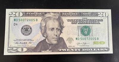 Perfect present for a Medical Doctor, USA $20 UNC 2013  MD 50072005 - Image 1 of 2