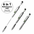 6 in 1 Gadget Pen Multi Tool Handy Stylus Ruler Screwdriver Spirit Level Pen