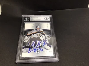 Pekka Rinne Signed 2005/06 Ultimate Collection RC #214 Autographed Beckett COA - Picture 1 of 10