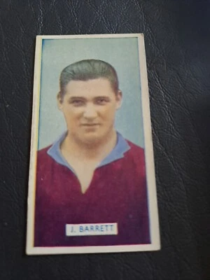 (B151) CARRERAS, FAMOUS FOOTBALLERS, J.W.BARRETT WEST HAM  1935  # 37 - Image 1 of 2