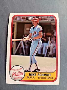1981 Fleer #5 Mike Schmidt Phillies - Bild 1 von 2