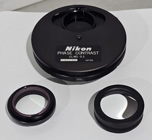 Condensador Nikon Phase Contrast ELWD 0.3, Ph1 Ph2 Ph3 PhL para microscopio de diafoto - Imagen 1 de 5