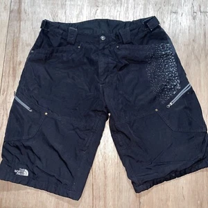 The North Face Mens MTB Shorts Size XL Black TNF FRRD Cargo Stretch Waist - Picture 1 of 8