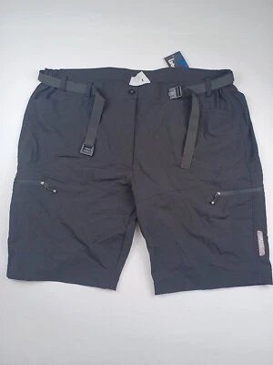 Aero Tech Designs Cyclewear Black Cargo Belted Casual Shorts Size 3XL StyleSF600 - Image 1 of 4