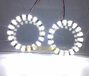 100 mm 3,94 pulgadas 2 piezas 5050 LED anillo halo loto ángel ojo faro niebla luz blanco - Imagen 1 de 12