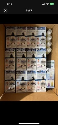 LOTE DE 24 PAQUETES PREMEZCLADOS ENJUAGUE SINUSAL NEILMED 8 OZ BOTELLAS VACÍAS CADUCIDAD 11/2028 Foto 1 de 4