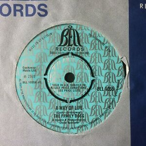 THE FAMILY DOGG: "A WAY OF LIFE" on UK BELL BLL 1055 (mint minus copy)