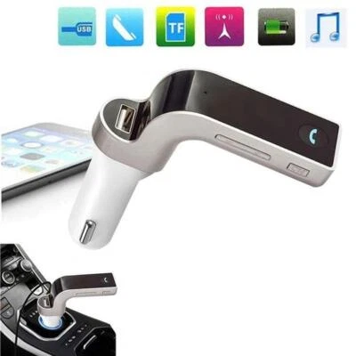G7 Bluetooth Car Kit FM Transmitter Hands-free USB S9M7 Player Charger MP3 N2A7 - Image 1 of 4