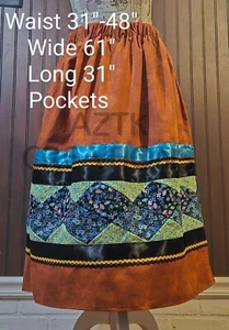 patchwork skirt Native American - Picture 1 of 2