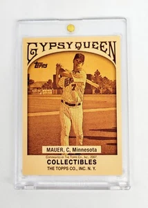 MINT SEPIA 2007 Topps JOE MAUER Walmart #WM30 1887 Gypsy Queen Minnesota Twins - Picture 1 of 2