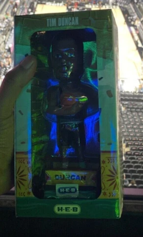 Tim Duncan 2003 championship bobblehead 50th Anniversary Cover