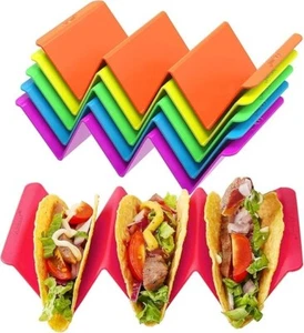 Taco Halter Ständer für bis zu 3 Tacos, spülmaschinen- & mikrowellengeeignet, 6er Set - Bild 1 von 7