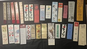 Lot of (44) Bookmarks 1960s -1980s Leather Christmas Seals Smithsonian Literacy - Bild 1 von 9