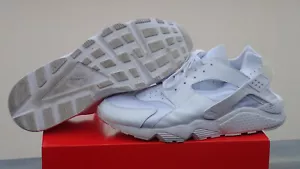 NIKE AIR HUARACHE, triple white, US 15/EUR 49,5, indossata, (DD1068-102) - Foto 1 di 11