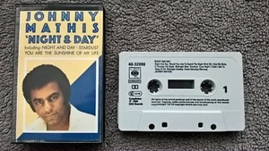JOHNNY MATHIS - NIGHT & DAY . Cassette Tape. - Picture 1 of 3