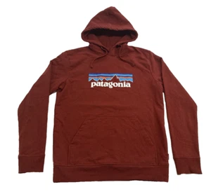 Patagonia Men's Medium P-6 Logo Uprisal Hoody Red Cotton Poly - Bild 1 von 8