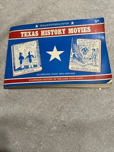 1985 Texas History Movies “A Cartoon History Of The Lones Star State”150th B-Day - Picture 1 of 12