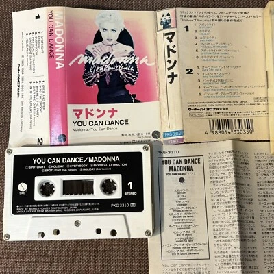 MADONNA You Can Dance JAPAN CASSETTE TAPE PKG-3310 PS -faded, flap intact+INSERT Foto 1 de 4