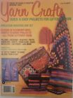 Yarn Crafts Ideal's Family Crafts Magazine Vintage Spring 1981 Easy Projects