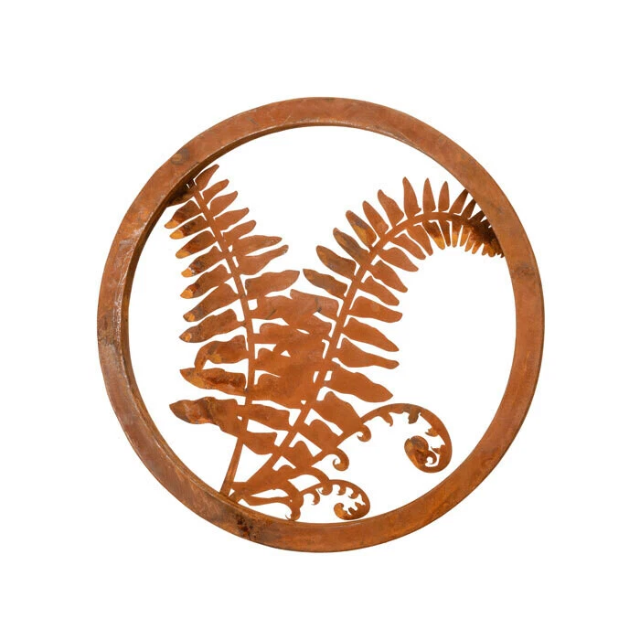 Wall Art 60cm Fern Corten Steel Ornament Garden Yard/Patio Home Decor Large - image 1 of 1