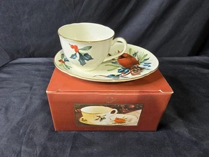 Lenox Wintergrüße Dessertteller & Tasse Neu im Karton - Bild 1 von 1
