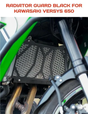 PROTECTOR RADIADOR NEGRO APTO PARA KAWASAKI VERSYS 650 Foto 1 de 3