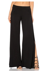 Troy Wide Leg Pant with Side Slits by Michael Lauren - Picture 1 of 11