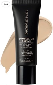 Bare Minerals Complexion Rescue Natural Matte Tinted Moisturizer Vanilla 02 35ml - Picture 1 of 3