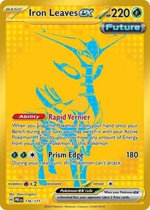 Iron Leaves ex - 176/131 - Prismatic Evolutions Hyper Rare - NM/M - Foto 1 di 1