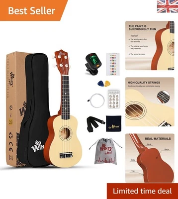Beginner-Friendly 21-Inch Ukulele Kit - Kids & Adults, Complete with Accessories - Image 1 of 4