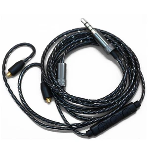 3.5mm OFC Vol Control MMCX Audio Cable For Shure se215/se425/se535/se846/ue900 - Picture 1 of 9