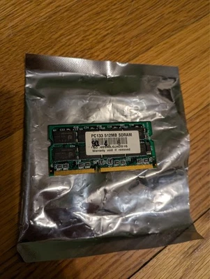 512MB PC133 SDRAM 512 MB 144Pins SODIMM LAPTOP NOTEBOOK POWERBOOK - Image 1 of 2