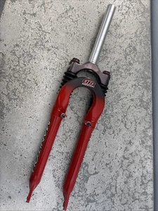 Vintage MANITOU SX Carbon TPC 26” MTB Fork 1-1/8” Rim V Brake 9 X 100 QR - Picture 1 of 13